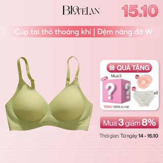 Áo ngực su Timi Blovelan không gọng có đệm mút nâng ngực chống chảy xệ -Màu xanh lá, trắng, xám, đen