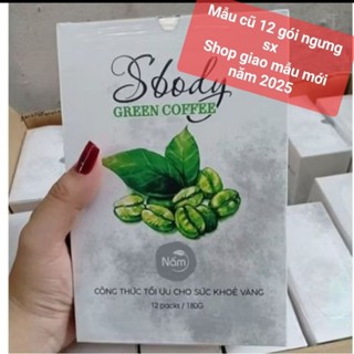( Hộp Màu Nâu 2025) Cà phê Sbody Green coffee mẫu mới chính hãng