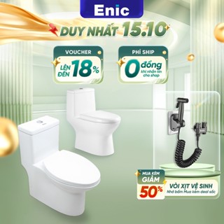 Bồn cầu Enic G06,G02 thiết kế bệ ngồi công thái học,tiết kiệm nước,chất liệu sứ cao cấp, sức chịu cao