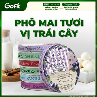 Phô Mai Trái Cây QBB Nhật Bản, Hộp 6 Miếng 90g, Thơm Ngon - Gofit Mart