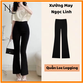 Quần Legging Ống Loe Đi Chơi, Đi Học, Đi Làm cho Chị Em, Vải Co Giãn, Mềm Mịn, ( Không Túi ạ )