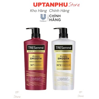  Dầu Gội Tresemmé Keratin Smooth Tinh Dầu Argan & Keratin Vào Nếp Suôn Mượt 640g 