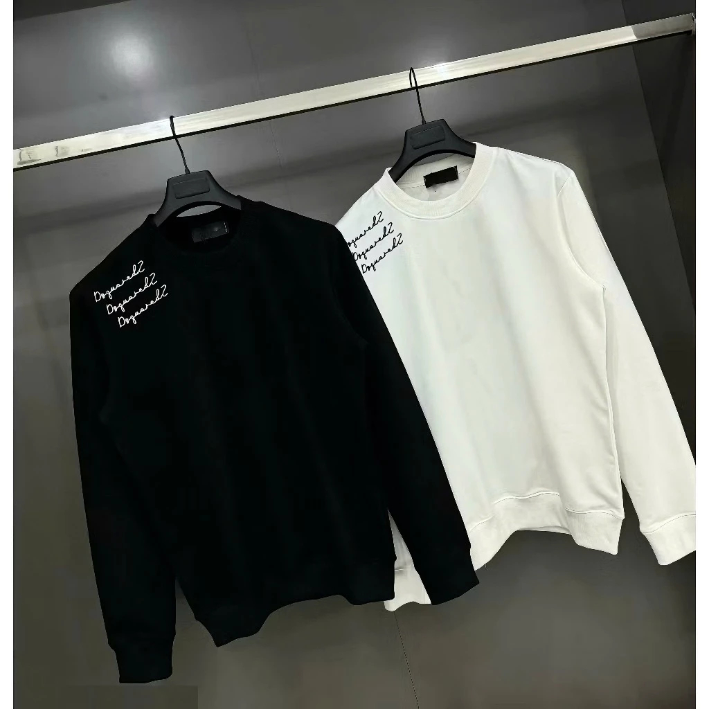 Áo Nỉ Sweater In chữ DSQ TRÊN Vai Chất Liệu Nỉ Cotton Siêu Đẹp Dành Cho Cả Nam và Nữ MỚI NHẤT 2025 [