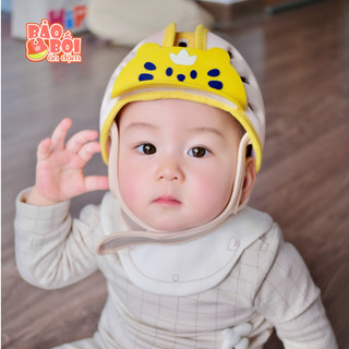 Mũ bảo hiểm bảo vệ đầu cho bé vòng đầu 42-52cm phong cách Hàn Quốc