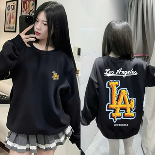  HOT Áo Nỉ Sweater MLB LA Chữ Vàng Dài Tay Áo Nỉ Thu Đông Nam Nữ Dài Tay MLB NY Hàn Quốc Hottrend 2025  G15  
