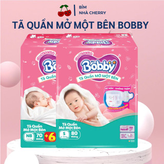  Tã bỉm quần mở một bên BOBBY đanh cho bé Sơ sinh NB70+6   S80 – Chính Hãng Cho Bé Sơ Sinh Mềm Mại 