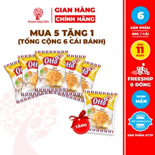[SHIP TỪ HÀ NỘI][MUA 5 TẶNG 1] Tổng cộng 6 Bánh Mì Sandwich Ruốc Xốt Mayonnaise cay - Otto 60g | Đồ ăn vặt