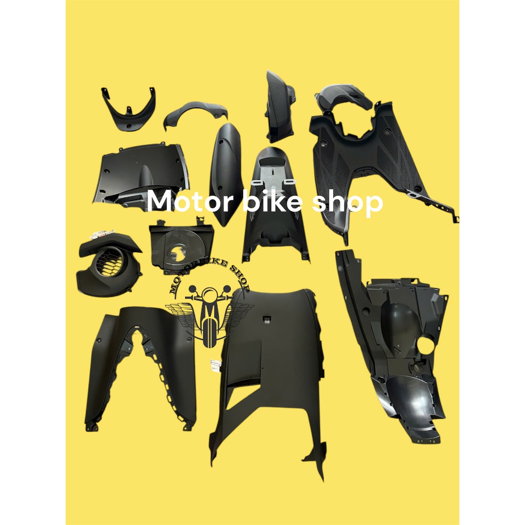 nhựa nhám đen dàn áo xe Janus 2016-2024 chính hãng YAMAHA