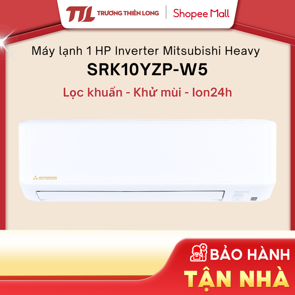 SRK10YZP-W5 - Máy Lạnh / Điều Hòa Mitsubishi Heavy 1 HP Inverter [FREESHIP HCM]