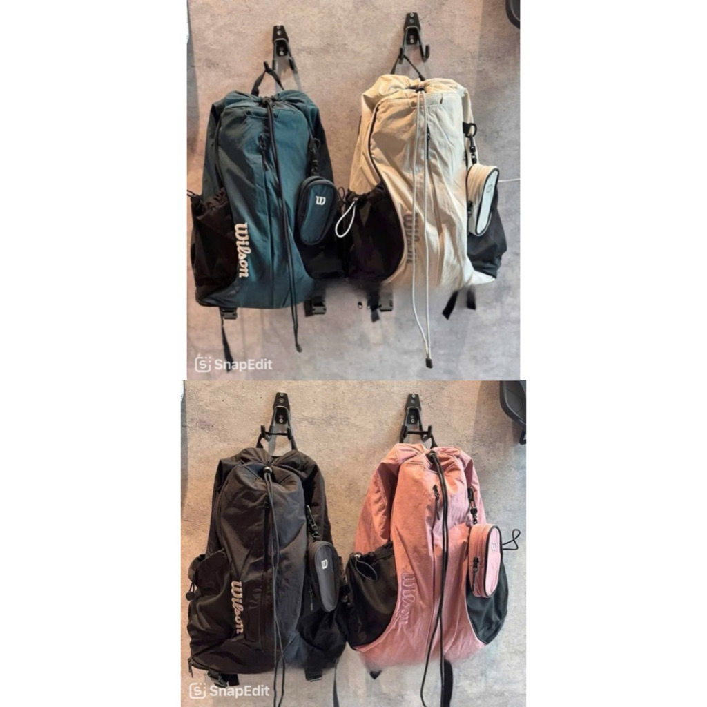 Balo dây rút wilson pickleball, tennis, cầu lông