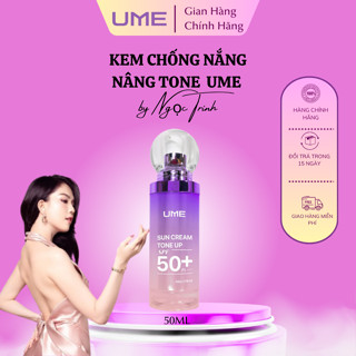  Kem Chống Nắng Nâng Tone Ume Ngọc Trinh Kem Chống nắng cho mặt SPF 50+,kem nền Makeup UME 50GR 
