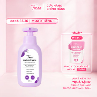 Nước Giặt Đồ Lót Chuyên Dụng Tinee 280ml  Bản Nano Bạc Hạn Chế Nấm Khuẩn - Hương Nước Hoa