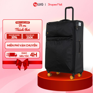 Vali Du Lịch LUG IT12-2644-E08 Size 20/Size 24/Size 28: Siêu Nhẹ, Khoá Tăng Size, Polyester 100% Từ Chai Nhựa Tái Chế