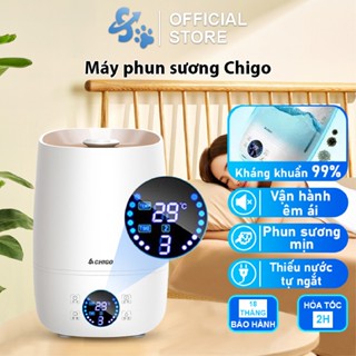 Máy Tạo Ẩm Mini CHIGO - Phun Sương Lớn, Dung Tích Lớn, Yên Tĩnh Tuyệt Đối | An Toàn Cho Mẹ & Bé, Xông Tinh Dầu