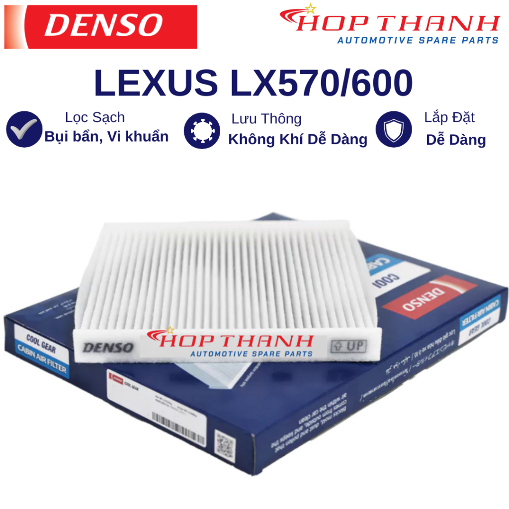 Lọc gió điều hoà LEXUS LX570 , LX600 đời 2007-2023 hàng DENSO chính hãng