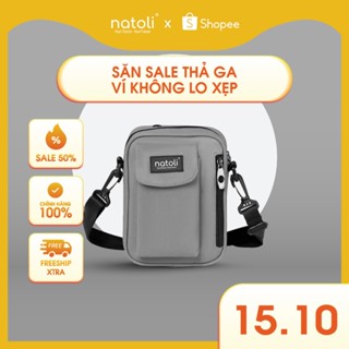 Túi đeo chéo NATOLI chất vải canvas đi học đi chơi nhỏ gọn - Street Crossbag T1
