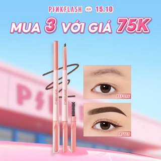 PINKFLASH PinkDefiner Chì kẻ mày đa năng 3 trong 1 Lâu trôi Nét vẽ mượt mà 0.07g