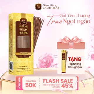 Nhang Trầm Hương 20cm Cao Cấp – Hộp Vàng 330g | Bảo Trầm – Thơm Sạch, An Toàn
