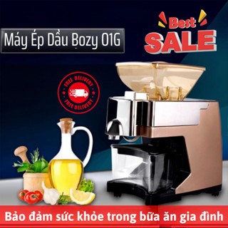 BOZY 01 – Máy Ép Dầu Đẹp, Gọn, Giá Tốt, Ép Nhanh Và Kiệt Dầu, Không Tạo Khói, An Toàn Cho Cả Người G