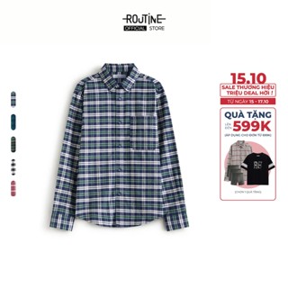 Áo Sơ Mi Tay Dài Nam Vải Flannel Form Fitted - Routine 10F25SHL001