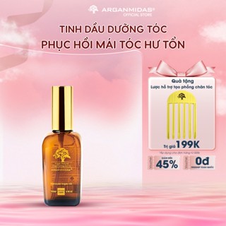 Tinh dầu dưỡng phục hồi tóc hư tổn chuyên sâu Arganmidas Moroccan Argan Oil 100ml