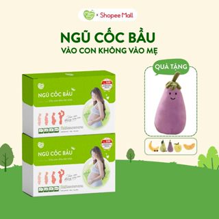 Ngũ Cốc Bầu Mămmy hộp 20 gói với 10 loại hạt quý giàu chất dinh dưỡng dành cho mẹ bữa ăn tiện lợi, hộp 400g