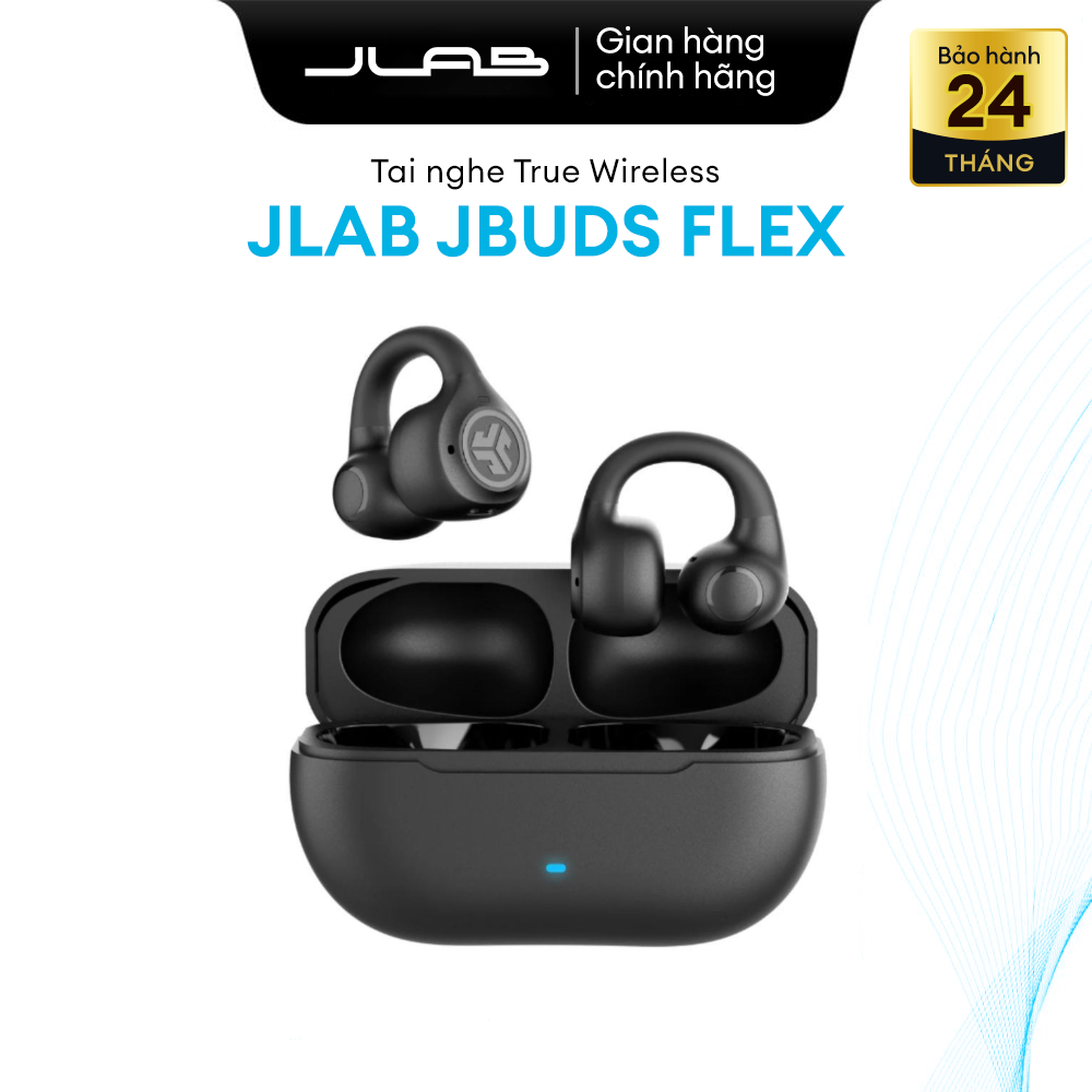 Tai nghe Open-Ear True Wireless JLab Jbuds Flex | Khử tiếng ồn Micro | Kháng nước IPX4 | 21H nghe nh