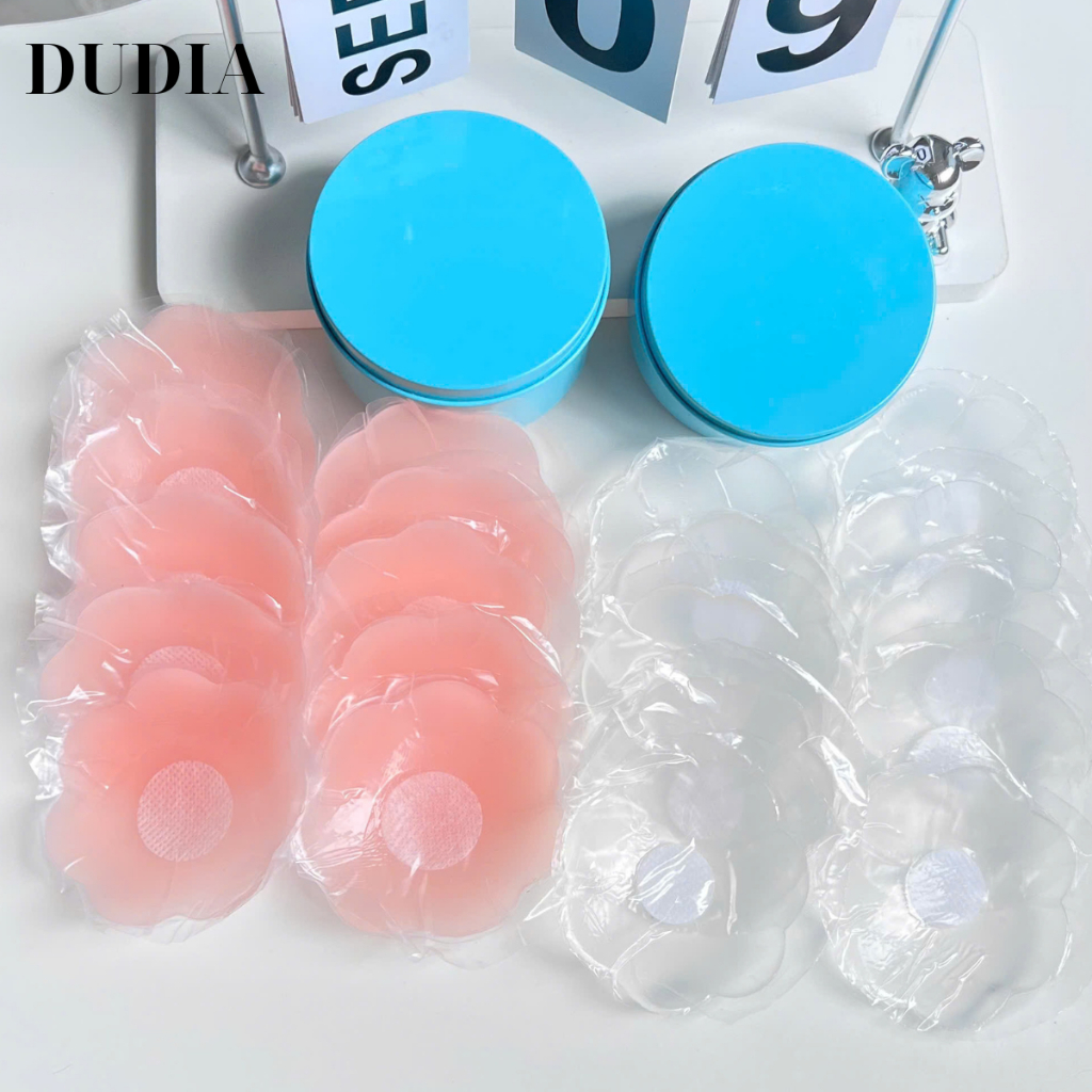 Bộ 4 Hộp Dán Ngực Nữ Dudia (40 Miếng) - Miếng Dán Ti Silicon [P04]