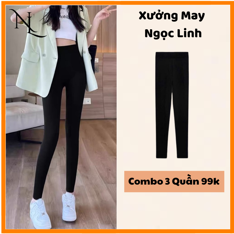 Quần Ôm Legging Dài Ôm Body, Tôn Dáng, Chụp ảnh Siêu Đẹp, Chất Vải Mềm Mịn Co Giãn Rất Thoải Mái