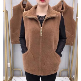 Áo Gile trung niên cao cấp,chất lông dày dặn Chiishop, áo khoác nữ mùa đông ấm áp - Quà tặng mẹ,tặng bà mã GL102