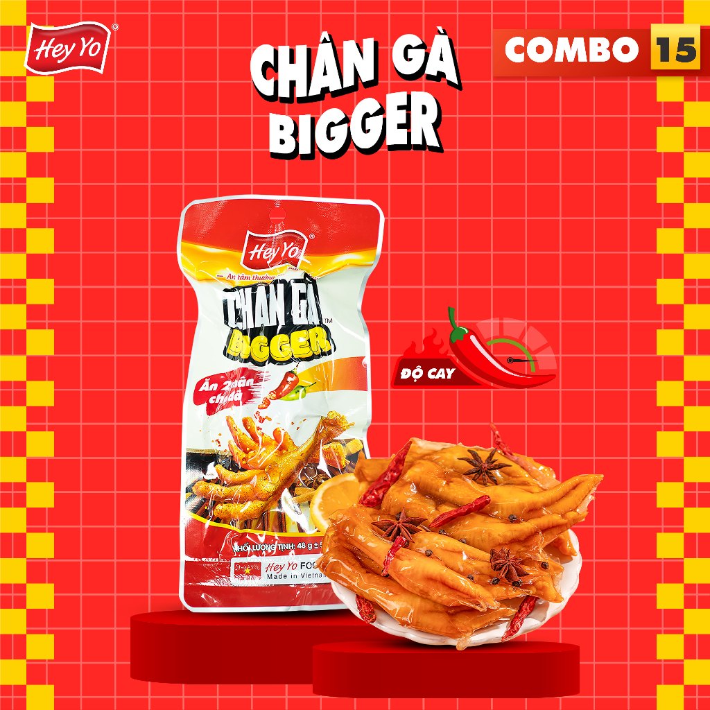 COMBO 20 chân gà BIGGER 2 chân - Hey Yo
