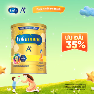 Sữa Bột Bầu Enfamama A+ với 360° Brain Plus  - Vị Vanilla - 830g