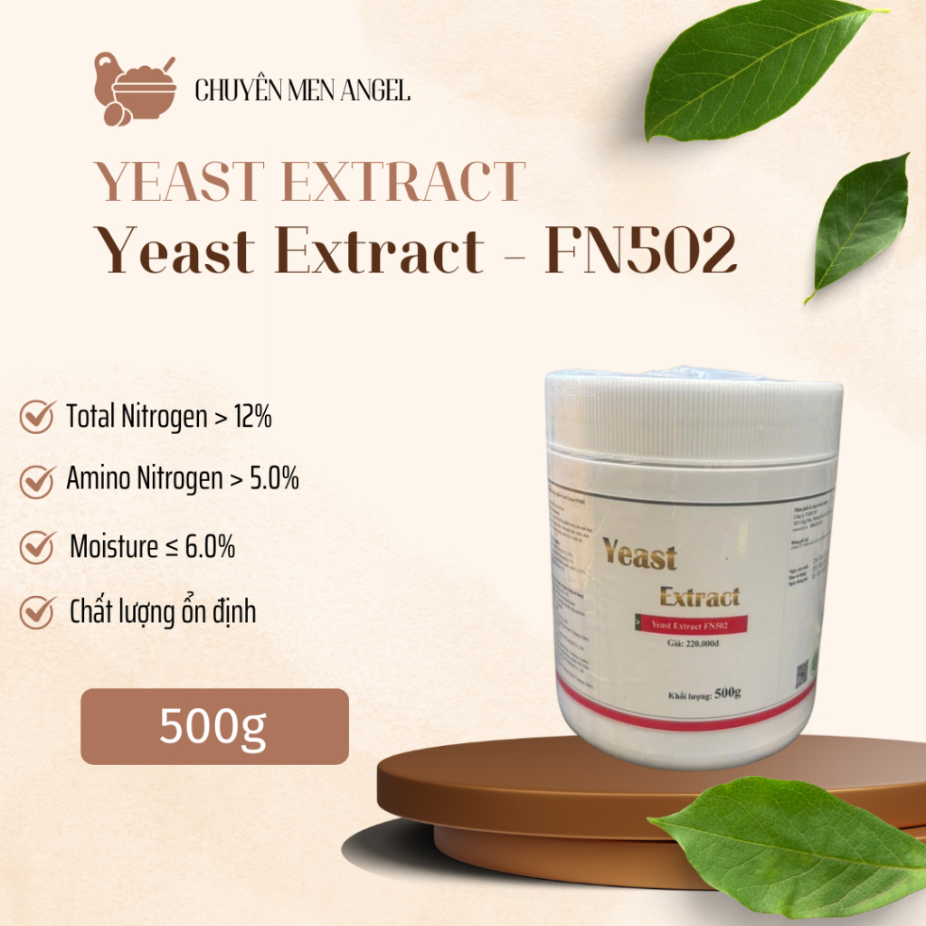 YEAST EXTRACT FN502 - Dùng Trong Lên Men, Nuôi Cấy Vi Sinh Chai 500g