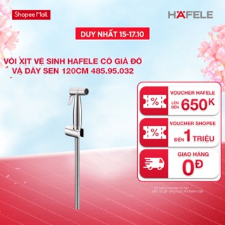 Vòi xịt vệ sinh Hafele có giá đỡ và dây sen 120cm 485.95.032