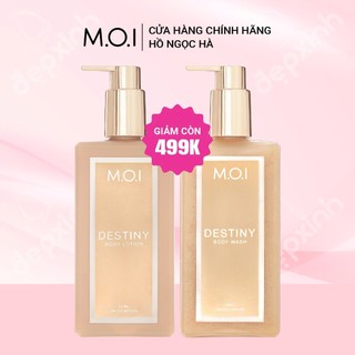   GIẢM GIÁ SỐC  Bộ Sữa tắm M.O.I và Dưỡng thể hương nước hoa M.O.I Destiny  2 chai x 250ml  