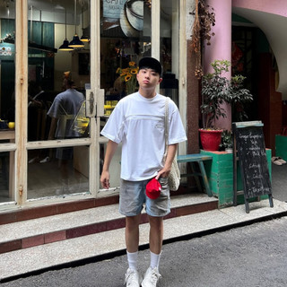 Áo Thun Trơn Có Túi Mổ Tay Ngắn Basic Unisex LIDER ORIGINAL BOXY TEE