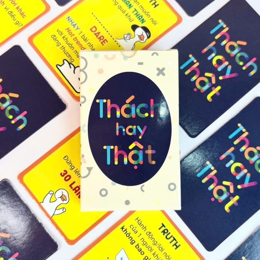 bộ bài Thách Hay Thật Truth Or Dare cho nhóm bạn drinking game boardgame hài hước