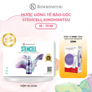 Nước uống StemCell Kinohimitsu trẻ hóa, tái tạo da từ tế bào gốc 50g x 10 chai
