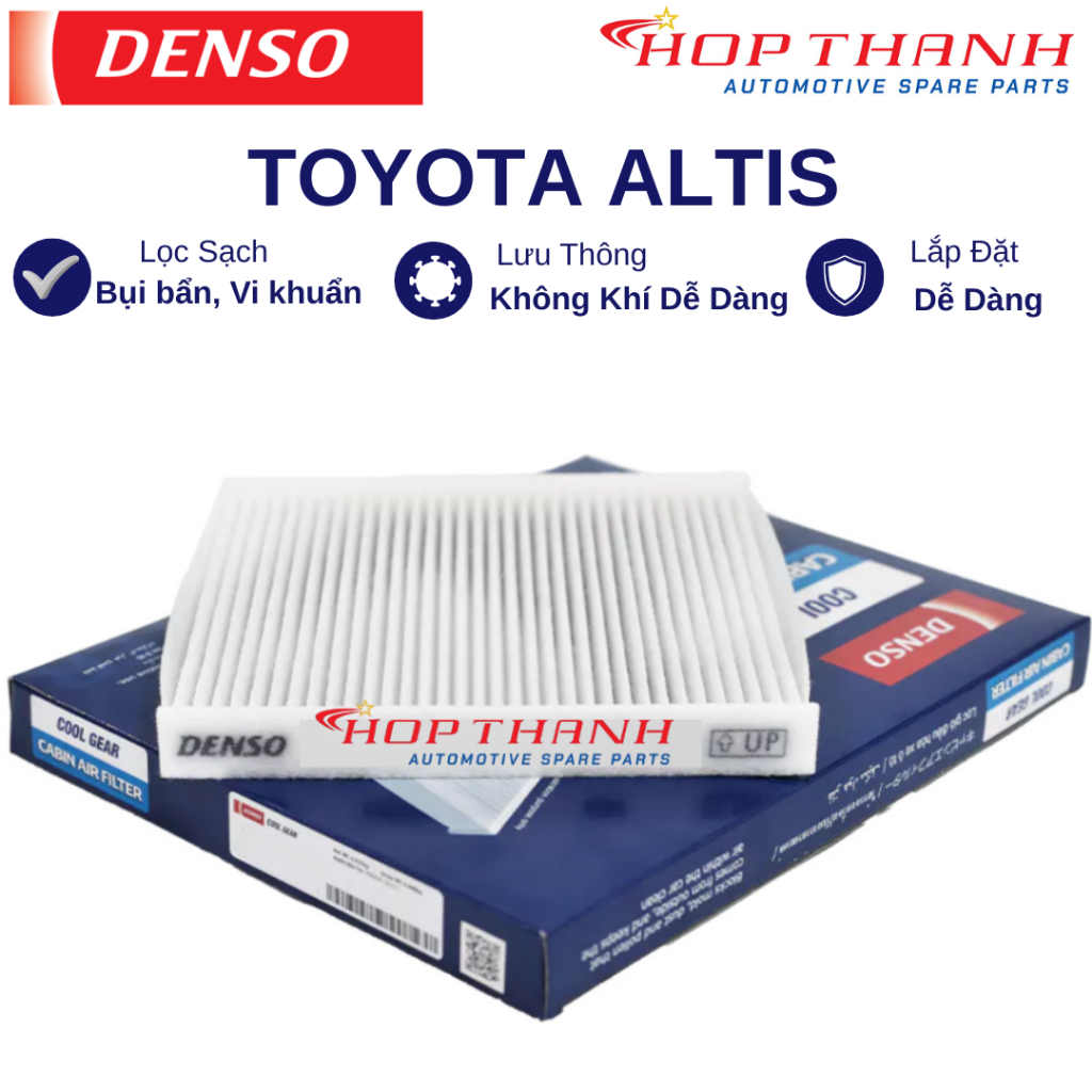 Lọc gió điều hoà TOYOTA Altis đời 2008-2021 hàng DENSO chính hãng