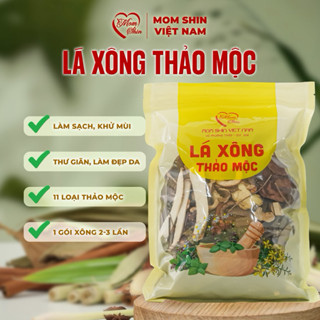 Lá xông sản phụ MOM SHIN cho mẹ sau sinh, xông thảo dược, xông giải cảm, gói lớn dùng 2 - 3 lần