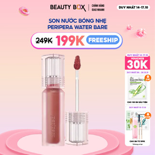 [DUY NHẤT 14-17.10] Son Nước Bóng Nhẹ Peripera Water Bare Tint 3.7g (Mới - Ver. Cherry)