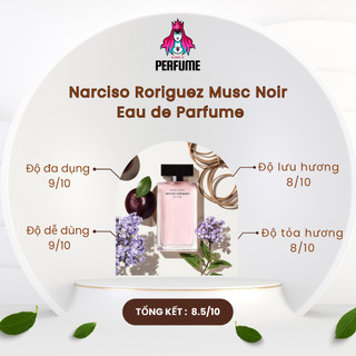 [Chính Hãng] Nước Hoa Nữ 𝐍𝐚𝐫𝐜𝐢𝐬𝐨 𝐌𝐮𝐬𝐜 𝐍𝐨𝐢𝐫_Mẫu Dùng Thử 5ml