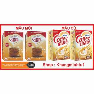  Combo 2 Hộp Bột kem coffee mate 450gram Nestle pha cà phê  trà sữa.  Mẫu Mới Date : 01 2027  