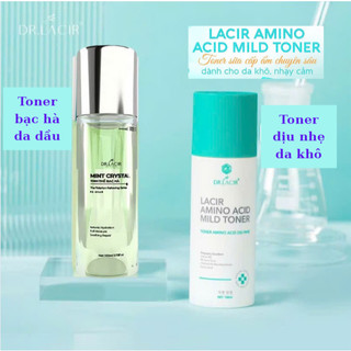 Toner cốt yến Dr Lacir ,toner bạc hà cho dầu, da khô, da nhạy cảm giúp cân bằng độ ẩm, thu nhỏ lỗ chân lông 100ml