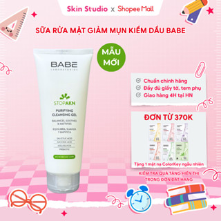 [BẢN MỚI] Sữa rửa mặt BABÉ da dầu mụn LABORATORIOS BABE STOP AKN PURIFYING CLEANSING 200ml