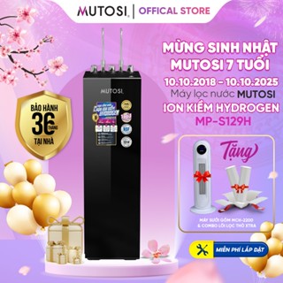 Máy Lọc Nước Nóng, Lạnh, Nguội, Ion Kiềm Hydrogen Mutosi MP-S129H. Có Cảnh Báo Thay Lõi, Lạnh Block