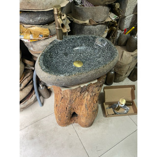 Trụ đỡ lavabo bằng gỗ 🪵 ( chỉ trụ)