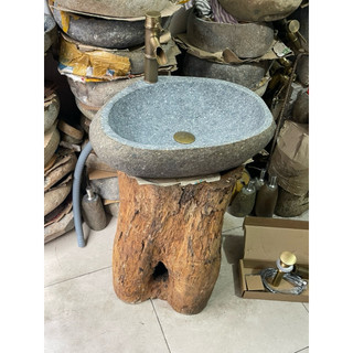 Trụ đỡ lavabo bằng gỗ 🪵 ( chỉ trụ)