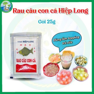 [Combo 2 gói x 25g] Rau câu con cá Hiệp Long dùng nấu chè, nấu topping trà sữa,...