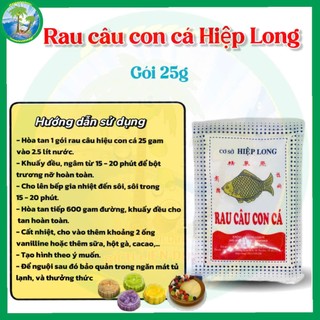 [Combo 2 gói x 25g] Rau câu con cá Hiệp Long dùng nấu chè, nấu topping trà sữa,...